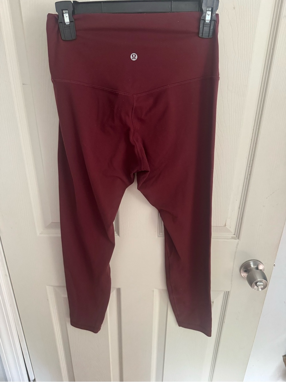 lululemon Align™ High-Rise Crop 23" Size 8 Burgundy - Picture 6 of 14